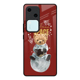 Astronaut Bear Vivo V30 5G Glass Back Cover Online