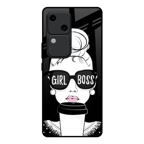 Girl Boss Vivo V30 5G Glass Back Cover Online