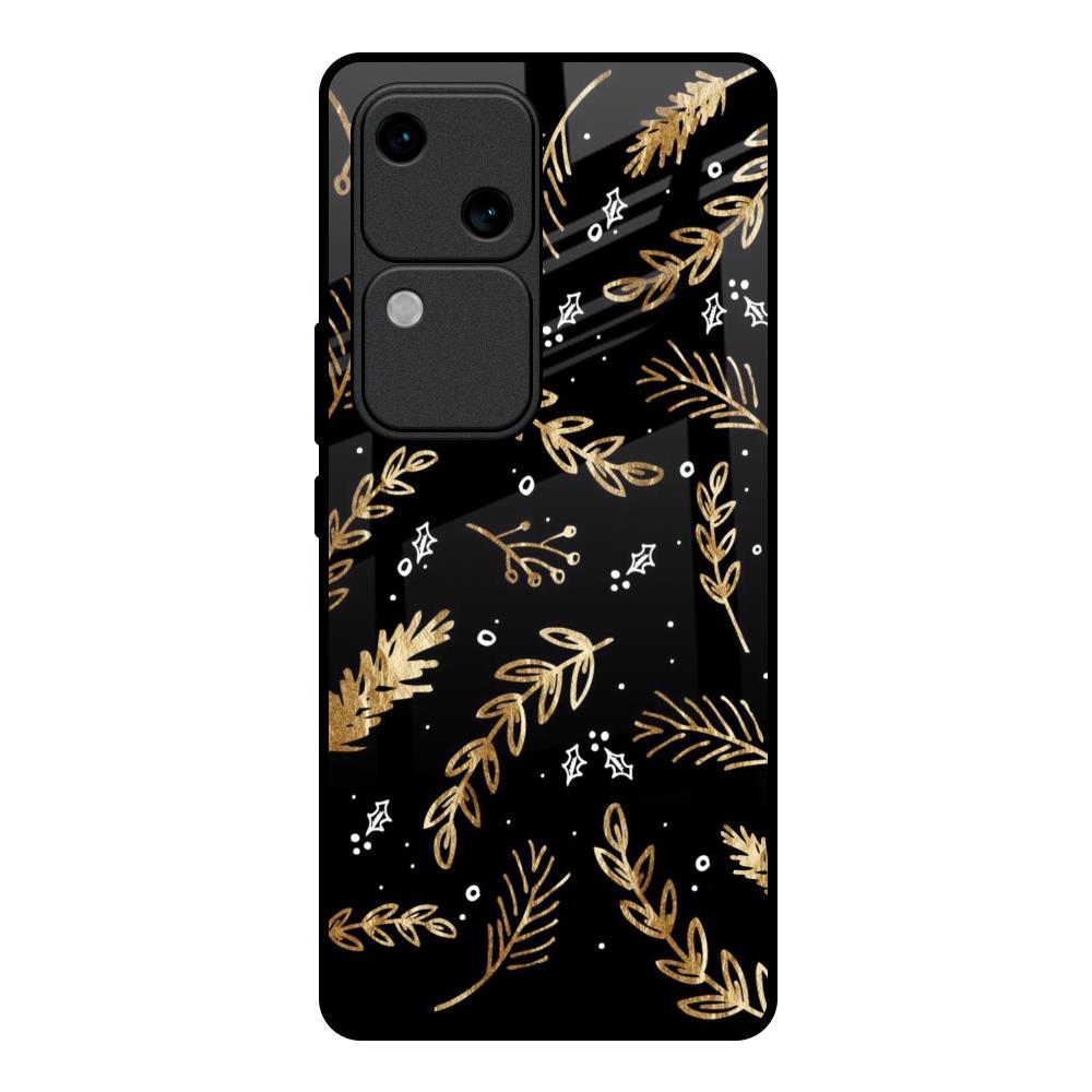 Autumn Leaves Vivo V30 5G Glass Back Cover Online