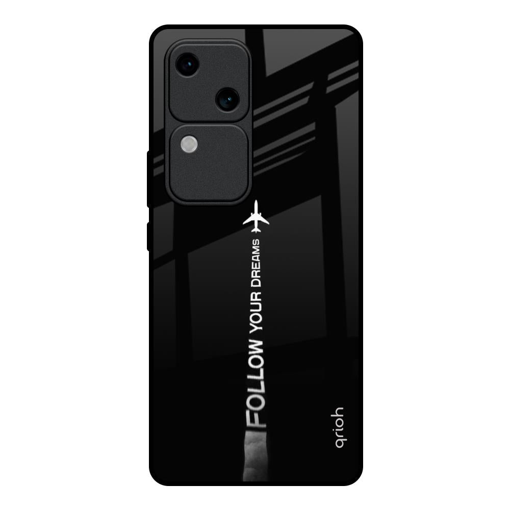 Follow Your Dreams Vivo V30 5G Glass Back Cover Online