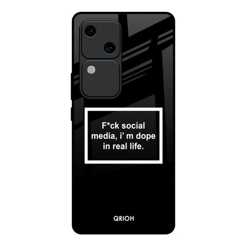 Dope In Life Vivo V30 5G Glass Back Cover Online
