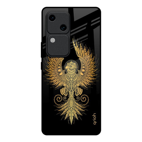 Mythical Phoenix Art Vivo V30 5G Glass Back Cover Online