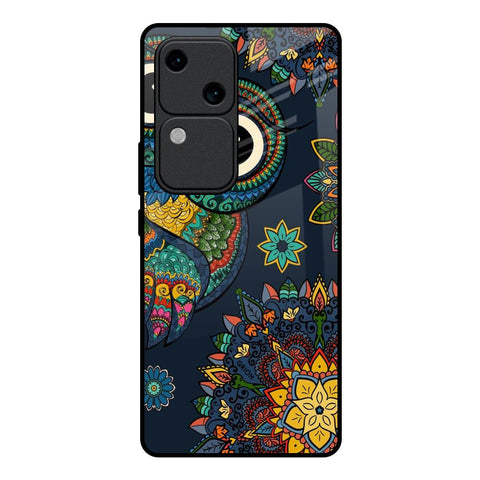 Owl Art Vivo V30 5G Glass Back Cover Online