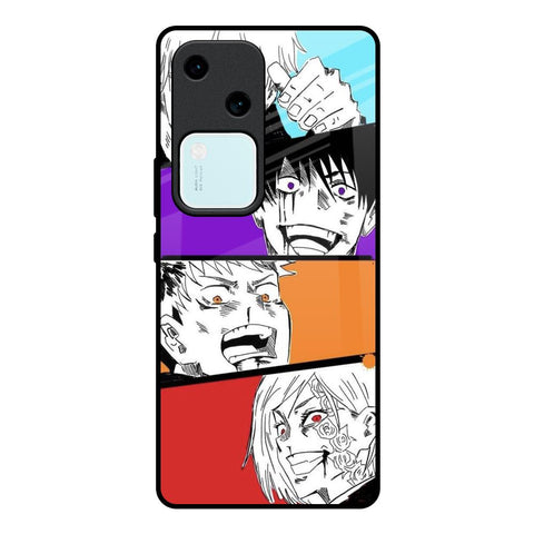 Anime Sketch Vivo V30 5G Glass Back Cover Online