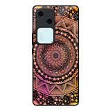 Floral Mandala Vivo V30 5G Glass Back Cover Online
