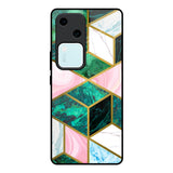 Seamless Green Marble Vivo V30 5G Glass Back Cover Online