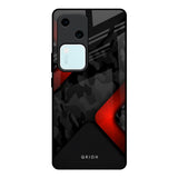 Modern Camo Abstract Vivo V30 5G Glass Back Cover Online