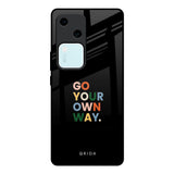 Go Your Own Way Vivo V30 5G Glass Back Cover Online