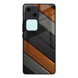 Tri Color Wood Vivo V30 5G Glass Back Cover Online
