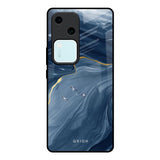 Deep Ocean Marble Vivo V30 5G Glass Back Cover Online