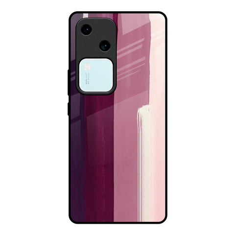 Brush Stroke Art Vivo V30 5G Glass Back Cover Online