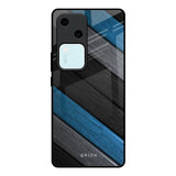 Multicolor Wooden Effect Vivo V30 5G Glass Back Cover Online