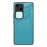 Oceanic Turquiose Vivo V30 5G Glass Back Cover Online