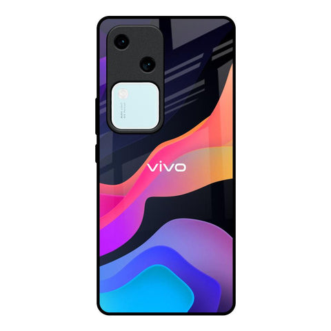 Colorful Fluid Vivo V30 5G Glass Back Cover Online