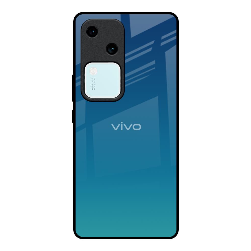 Celestial Blue Vivo V30 5G Glass Back Cover Online