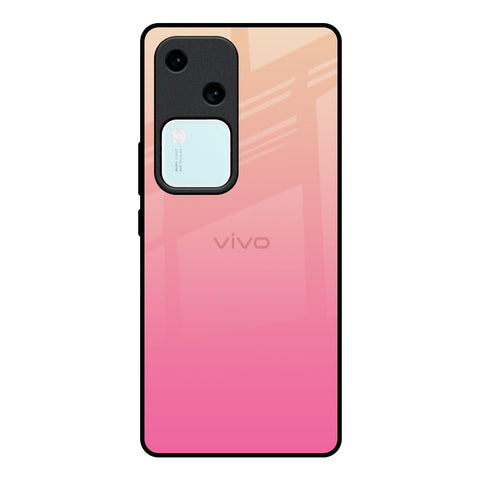 Pastel Pink Gradient Vivo V30 5G Glass Back Cover Online