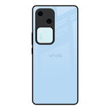 Pastel Sky Blue Vivo V30 5G Glass Back Cover Online