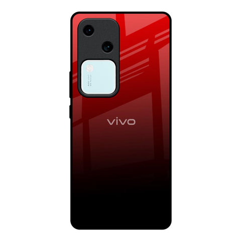 Maroon Faded Vivo V30 5G Glass Back Cover Online