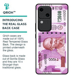 Stock Out Currency Glass Case for Vivo V30 5G