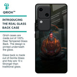Lord Hanuman Animated Glass Case for Vivo V30 5G