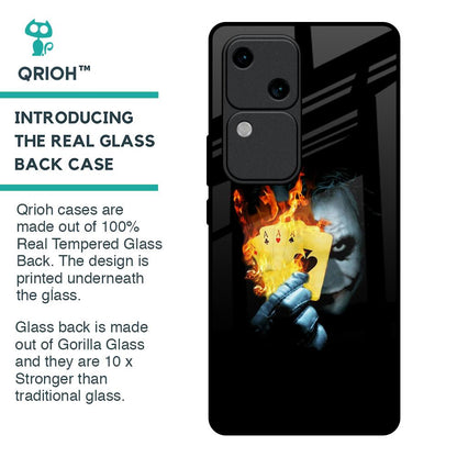 AAA Joker Glass Case for Vivo V30 5G