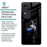 Car In Dark Glass Case for Vivo V30 5G