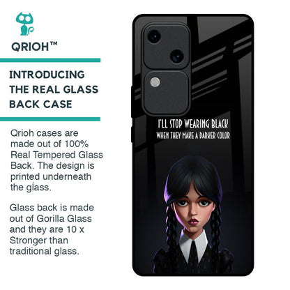 Aesthetic Digital Art Glass Case for Vivo V30 5G