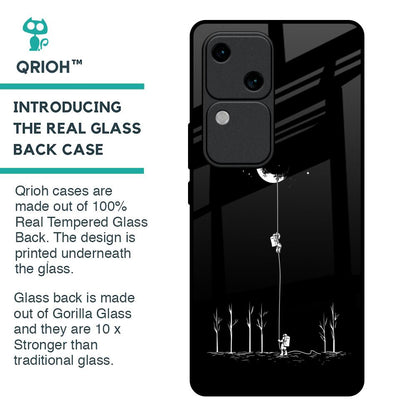 Catch the Moon Glass Case for Vivo V30 5G