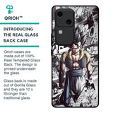 Dragon Anime Art Glass Case for Vivo V30 5G