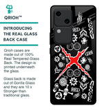 Red Zone Glass Case for Vivo V30 5G