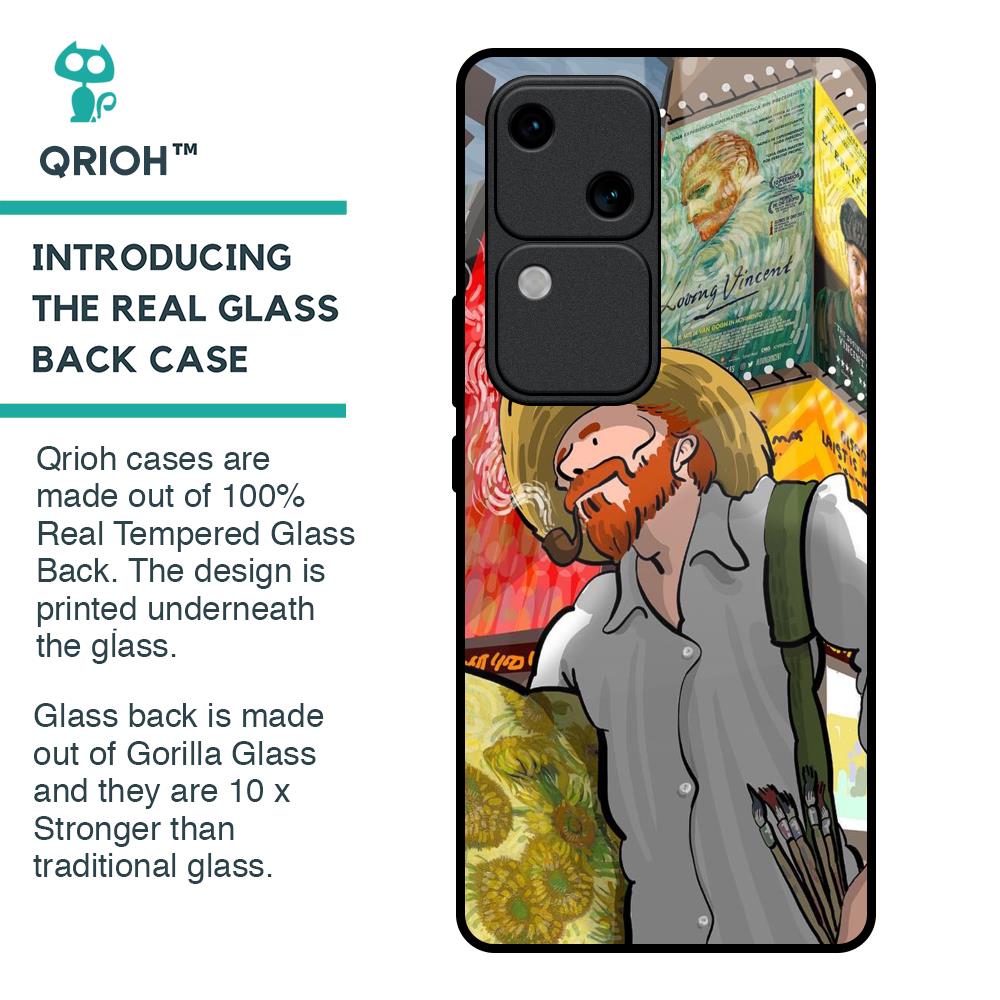 Loving Vincent Glass Case for Vivo V30 5G