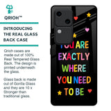 Magical Words Glass Case for Vivo V30 5G