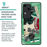 Slytherin Glass Case for Vivo V30 5G