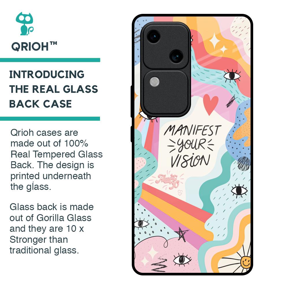 Vision Manifest Glass Case for Vivo V30 5G