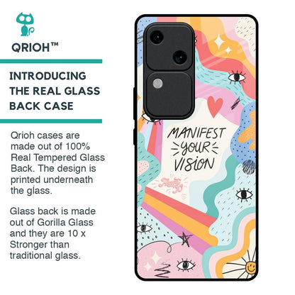 Vision Manifest Glass Case for Vivo V30 5G