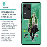 Zoro Bape Glass Case for Vivo V30 5G