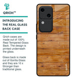 Timberwood Glass Case for Vivo V30 5G