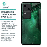 Emerald Firefly Glass Case For Vivo V30 5G