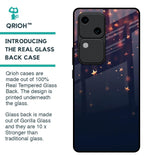Falling Stars Glass Case For Vivo V30 5G