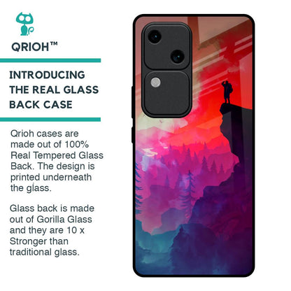 Dream So High Glass Case For Vivo V30 5G
