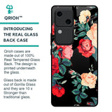 Floral Bunch Glass Case For Vivo V30 5G