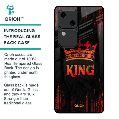Royal King Glass Case for Vivo V30 5G