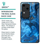 Gold Sprinkle Glass Case for Vivo V30 5G