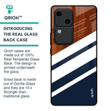 Bold Stripes Glass Case for Vivo V30 5G