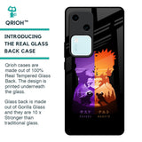 Minimalist Anime Glass Case for Vivo V30 5G