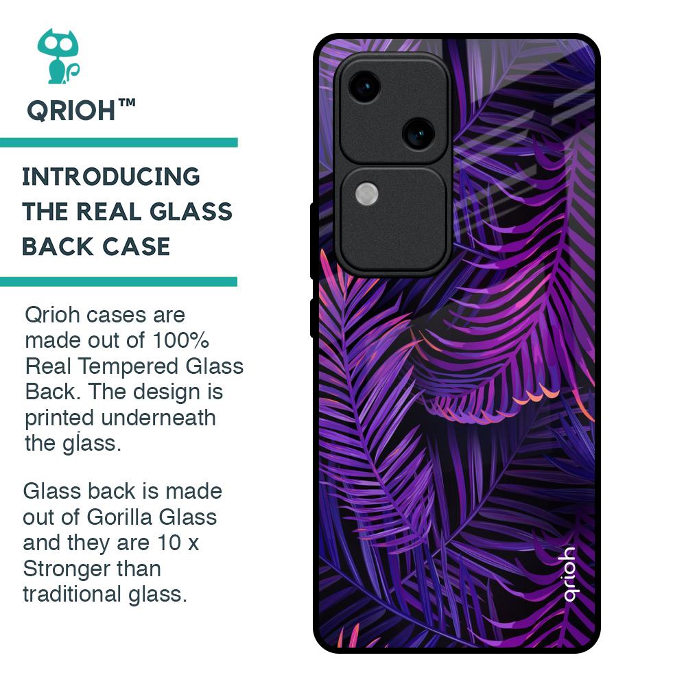 Plush Nature Glass Case for Vivo V30 5G