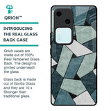 Abstact Tiles Glass Case for Vivo V30 5G