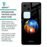 Yin Yang Balance Glass Case for Vivo V30 5G