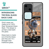 Space Ticket Glass Case for Vivo V30 5G