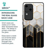 Tricolor Pattern Glass Case for Vivo V30 5G